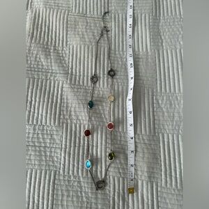 Elegant Multi-Color Gemstone Necklace